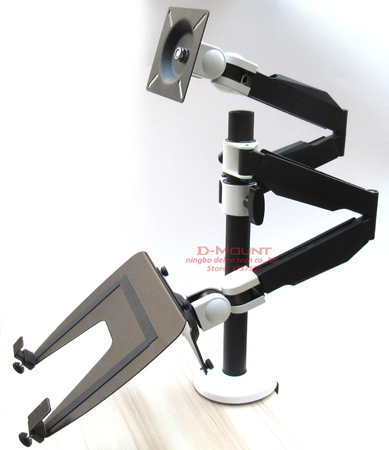 10"-15.6" laptop+10"-27" monitor bracket double arm laptop table stand notebook Desk mount laptop stand with laptop holder
10"-15.6" laptop+10"-27" monitor bracket double arm laptop table stand notebook Desk mount laptop stand with laptop holder