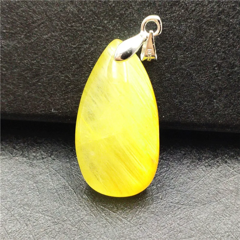 Natural Gold Rutilated Quartz Pendant Water Drop Gemstone Party Anniversary Gift 30x16x10mm Crystal Accessories Stone Pendant
Natural Gold Rutilated Quartz Pendant Water Drop Gemstone Party Anniversary Gift 30x16x10mm Crystal Accessories Stone Pendant