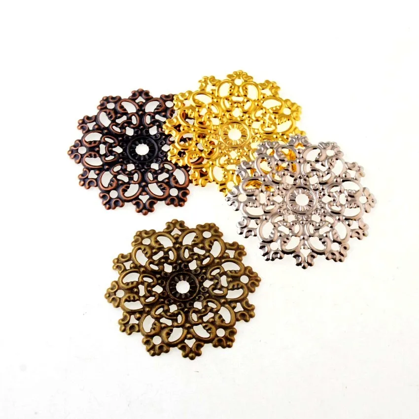 Free shipping 30Pcs Filigree Flower Wraps Connectors Metal Crafts Decoration DIY Findings 4.8x4.8cm
Free shipping 30Pcs Filigree Flower Wraps Connectors Metal Crafts Decoration DIY Findings 4.8x4.8cm