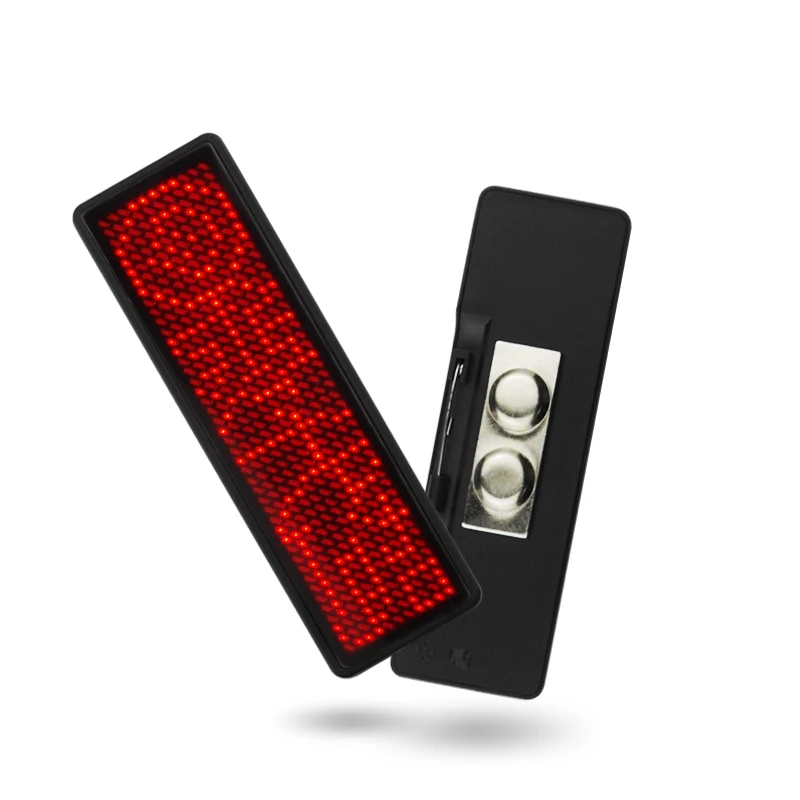1pc Special Offer 44x11 Dots Colorful Rechargeable Led Scrolling Name Badge, Hot Moving Text Display Business Card Tag
1pc Special Offer 44x11 Dots Colorful Rechargeable Led Scrolling Name Badge, Hot Moving Text Display Business Card Tag