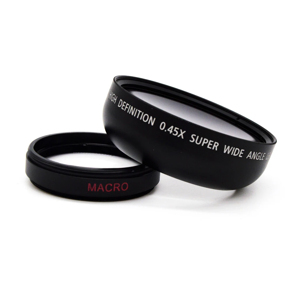 46mm 0.45x Camera Lens Wide Angle + Macro Conversion Lens Universal Replacement Wide Angle Lens For DSLR DC Camera
46mm 0.45x Camera Lens Wide Angle + Macro Conversion Lens Universal Replacement Wide Angle Lens For DSLR DC Camera