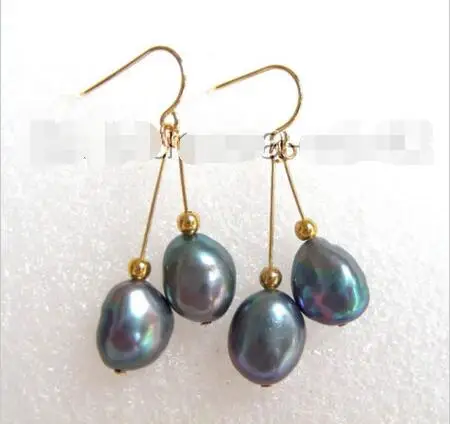 FREE SHIPPING HOT sell new Style >>>> CLASSIC 11mm baroque peacock black natural pearls earrings b1358
FREE SHIPPING HOT sell new Style >>>> CLASSIC 11mm baroque peacock black natural pearls earrings b1358