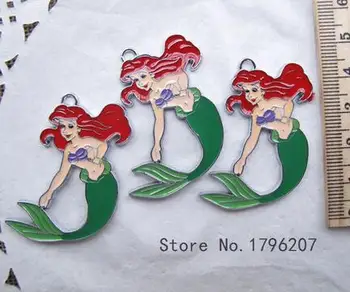 50 pcs Cartoon Ariel princess DIY Enamel Metal Charm Pendants DIY Jewelry Making Mobile Phone Accessories P76
50 pcs Cartoon Ariel princess DIY Enamel Metal Charm Pendants DIY Jewelry Making Mobile Phone Accessories P76