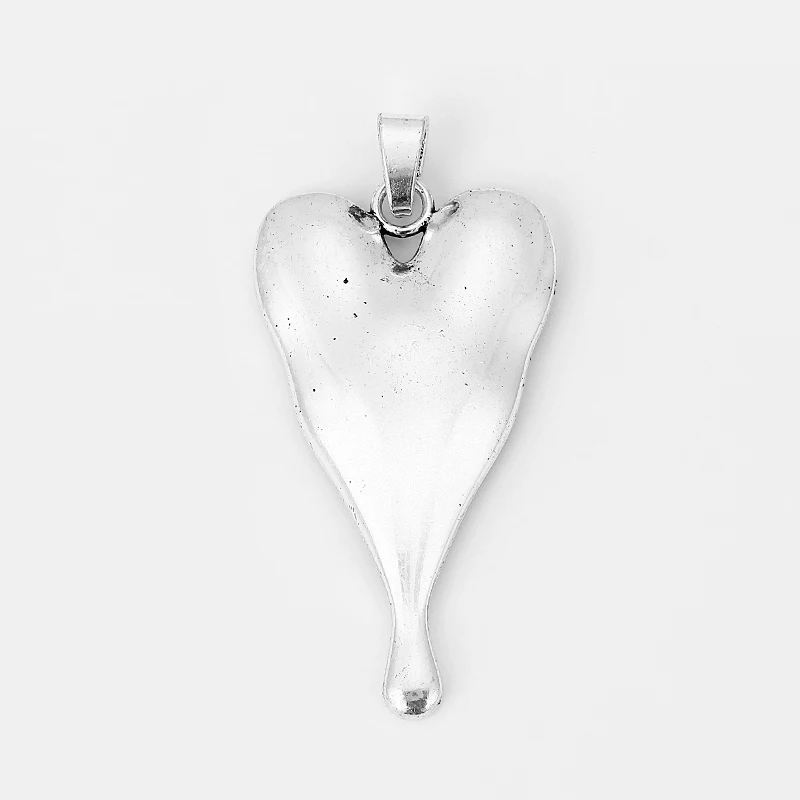 2pcs Antique Silver Large Charms Abstract Heart Pendant For Necklace Jewelry Making Findings Parts Material Accessories 80x45mm
2pcs Antique Silver Large Charms Abstract Heart Pendant For Necklace Jewelry Making Findings Parts Material Accessories 80x45mm