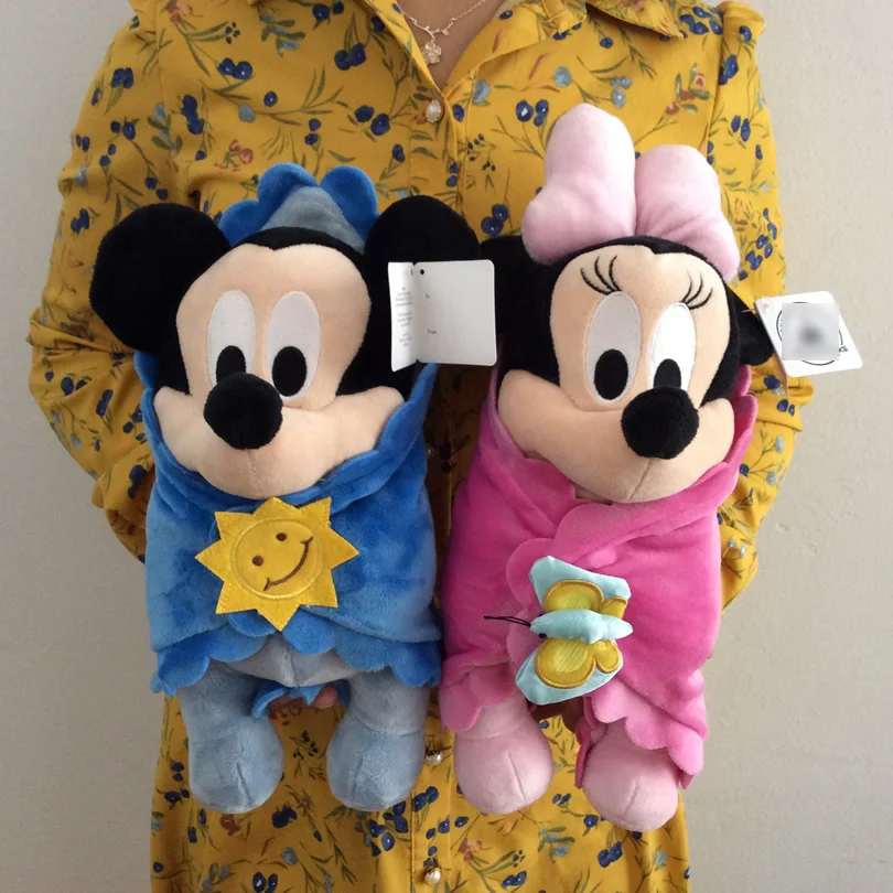 28cm Cute Baby Mickey and Minnie mouse with Blanket Plush Toy soft kids doll for Children Gifts
28cm Cute Baby Mickey and Minnie mouse with Blanket Plush Toy soft kids doll for Children Gifts