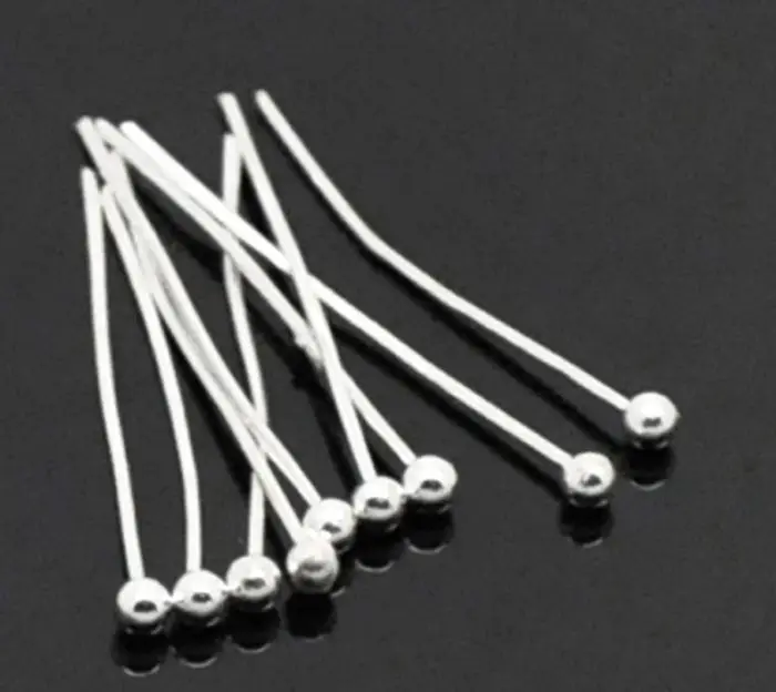 DoreenBeads 1000PCs Silver color Ball Head Pins Findings 20x0.5mm(24 Gauge)
DoreenBeads 1000PCs Silver color Ball Head Pins Findings 20x0.5mm(24 Gauge)