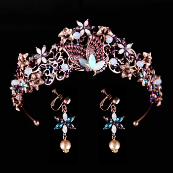 Vintage Rhinestone Wedding Butterfly Crown Headbands Purple Crystal Bridal Tiaras And Crowns For Prom Bride Hair Jewelry
Vintage Rhinestone Wedding Butterfly Crown Headbands Purple Crystal Bridal Tiaras And Crowns For Prom Bride Hair Jewelry