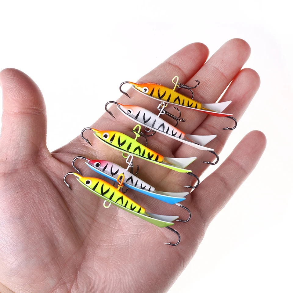 5Pcs/lot Metal Lead Fish Fishing Lure 6cm 9.5g Artificial Bait Winter Ice Fishing Hard Bait Fishing Tackle
5Pcs/lot Metal Lead Fish Fishing Lure 6cm 9.5g Artificial Bait Winter Ice Fishing Hard Bait Fishing Tackle