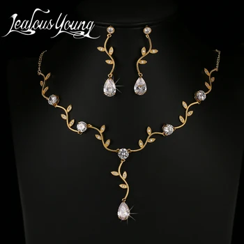 Fashion Water Drop Zircon Crystal Bridal Jewelry Sets Luxury Gold Color African Beads Jewelry Set For Women Jewellery AS136
Fashion Water Drop Zircon Crystal Bridal Jewelry Sets Luxury Gold Color African Beads Jewelry Set For Women Jewellery AS136