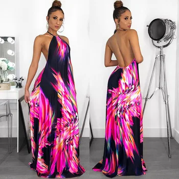 Summer Women Sexy Swimsuit Covers up Halter Neck Vintage Floral Print Sleeveless long Dress 2XL Plus Size Sexy Beach Dress
Summer Women Sexy Swimsuit Covers up Halter Neck Vintage Floral Print Sleeveless long Dress 2XL Plus Size Sexy Beach Dress