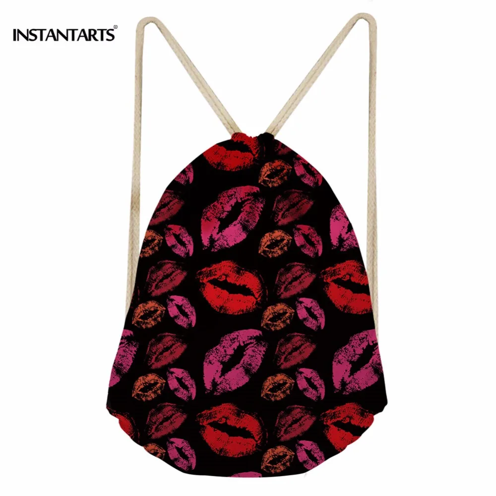 INSTANTARTS Women's Sexy Lips Printed Drawstring Bags Sports Fitness Ladies Gym Bag Women Small Athletic Backpack Swim Shoe Bags
INSTANTARTS Women's Sexy Lips Printed Drawstring Bags Sports Fitness Ladies Gym Bag Women Small Athletic Backpack Swim Shoe Bags