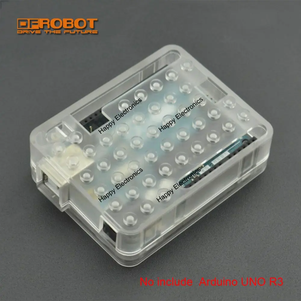 DFRobot 100% Genuine ABS Transparent Case Box shell for Arduino DFRduino UNO R3 microntrollers Compatible wtih LEGO Bricks
DFRobot 100% Genuine ABS Transparent Case Box shell for Arduino DFRduino UNO R3 microntrollers Compatible wtih LEGO Bricks