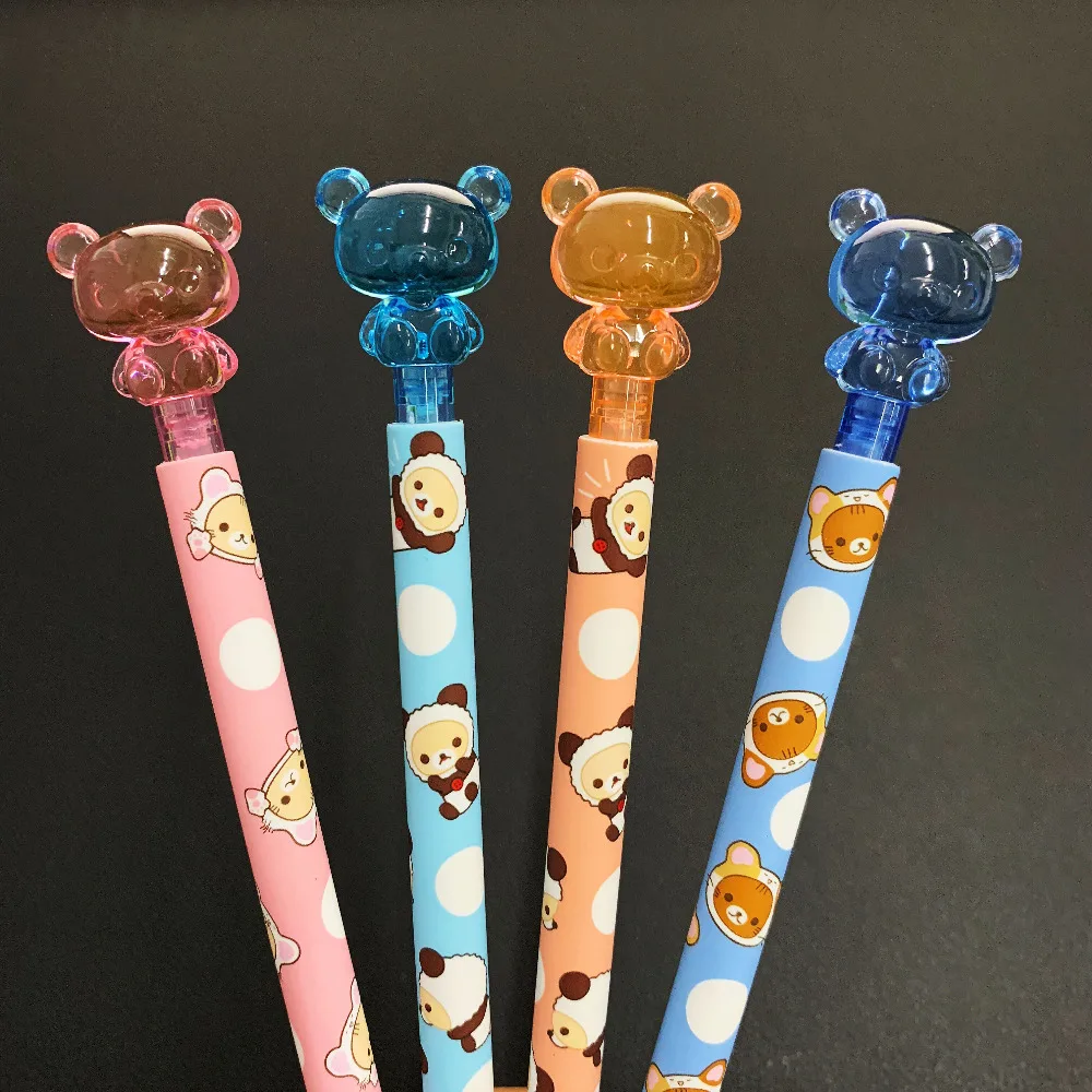 4X Cute Rilakkuma Crystal Head Press Automatic Mechanical Pencil Writing Drawing School Office Supply Student Stationery
4X Cute Rilakkuma Crystal Head Press Automatic Mechanical Pencil Writing Drawing School Office Supply Student Stationery