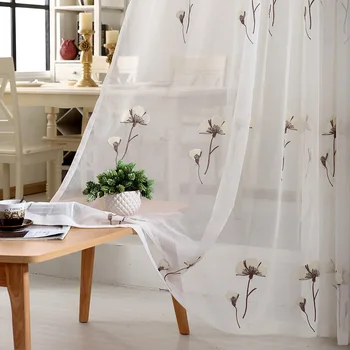 Embroidered Lattice Flower Linen Cotton Curtains For Living Room Sheer Voile Tulle Sheer Curtains Cortinas For Luxury Room
Embroidered Lattice Flower Linen Cotton Curtains For Living Room Sheer Voile Tulle Sheer Curtains Cortinas For Luxury Room