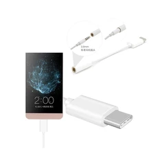 Type-C Cable To Audio Port Adapter 3.5mm Earphones Headphones Connector Type C For Letv Le 2 / Pro / Letv Max2 Mobile phones