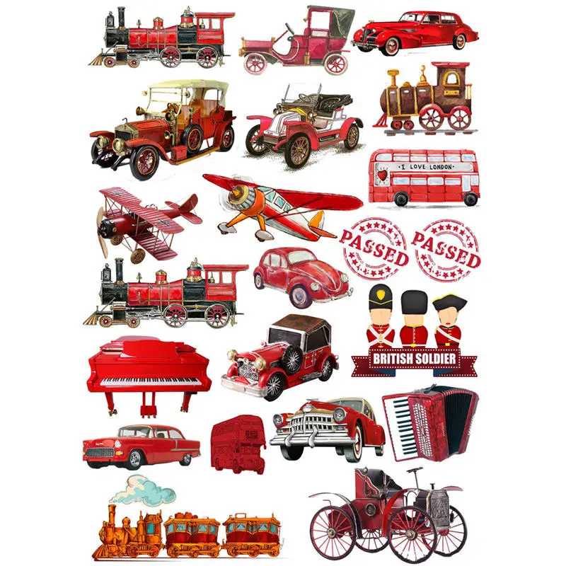 2 pcs/lot Retro Red Car Train Decor Scrapbook Bullet Journal Stationery Stickers Planner Poster Post It Patchwork Craft Supplies
2 pcs/lot Retro Red Car Train Decor Scrapbook Bullet Journal Stationery Stickers Planner Poster Post It Patchwork Craft Supplies