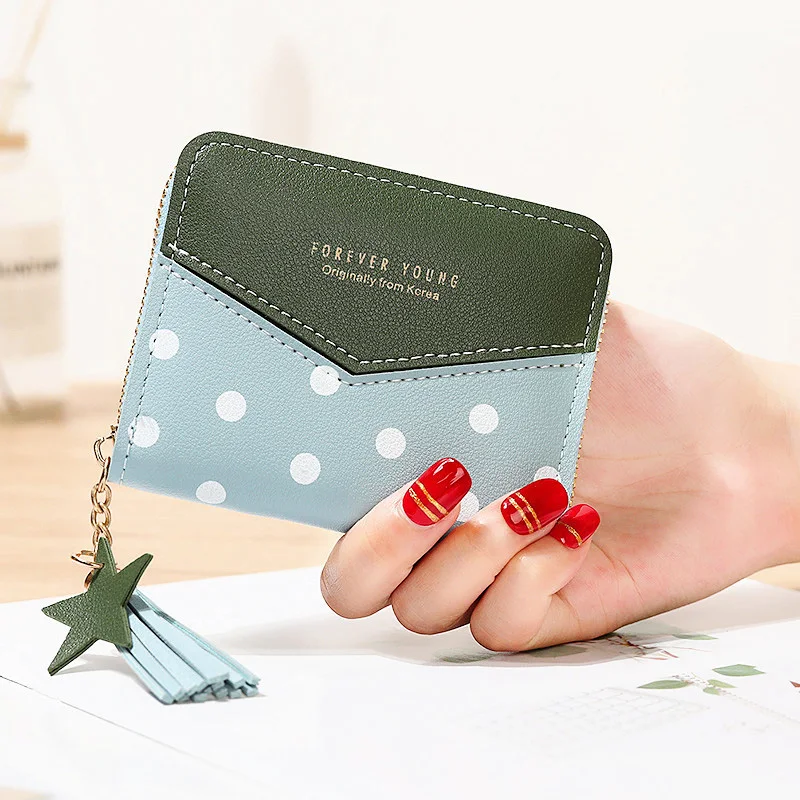Wallet Short Women Wallets Zipper Purse Patchwork Fashion Decorative pattern Wallets Trendy Coin Purse Card Holder Leather
Wallet Short Women Wallets Zipper Purse Patchwork Fashion Decorative pattern Wallets Trendy Coin Purse Card Holder Leather