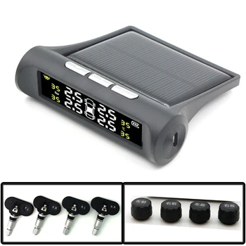 Solar Energy Power TPMS Car Tire Pressure Monitoring System Digital LED Display Auto Security Alarm System Sensor Tyre Pressure
Solar Energy Power TPMS Car Tire Pressure Monitoring System Digital LED Display Auto Security Alarm System Sensor Tyre Pressure