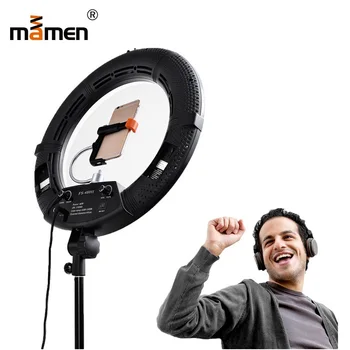 2019 MAMEN Ring Light 60W 240pcs 100V-240V LED Lamp Camera LED SMD Video Photo Camera Ring Light Lcd Screen Photography Lighting
2019 MAMEN Ring Light 60W 240pcs 100V-240V LED Lamp Camera LED SMD Video Photo Camera Ring Light Lcd Screen Photography Lighting