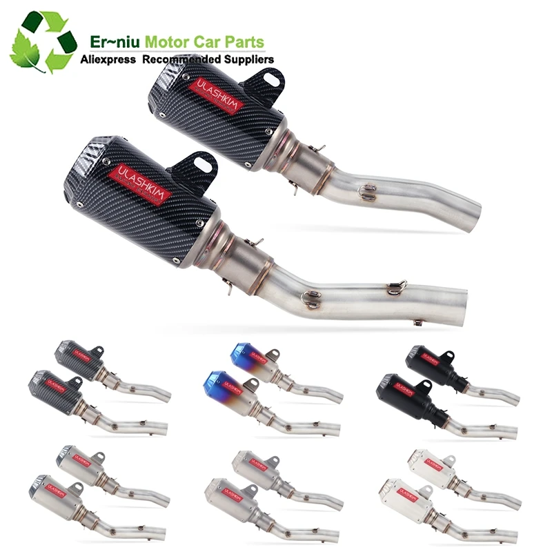 Motorcycle Full Exhaust Escape System + Modified Link Contact middle pipe Round Muffler for kawasaki Z1000 2010-2016
Motorcycle Full Exhaust Escape System + Modified Link Contact middle pipe Round Muffler for kawasaki Z1000 2010-2016