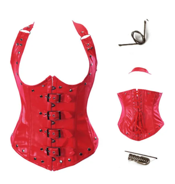 2019 Hot Sale Sexy Women Steampunk Faux Leather Cupless Corset Rivet Suspender Buckle Waist Cincher Bustier
2019 Hot Sale Sexy Women Steampunk Faux Leather Cupless Corset Rivet Suspender Buckle Waist Cincher Bustier