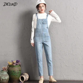 DICLOUD Autumn Denim Overalls Women 2018 Fashion Harajuku Large Size High Waist Jeans Ladies Blue Plus Size Loose Trousers S-6XL
DICLOUD Autumn Denim Overalls Women 2018 Fashion Harajuku Large Size High Waist Jeans Ladies Blue Plus Size Loose Trousers S-6XL
