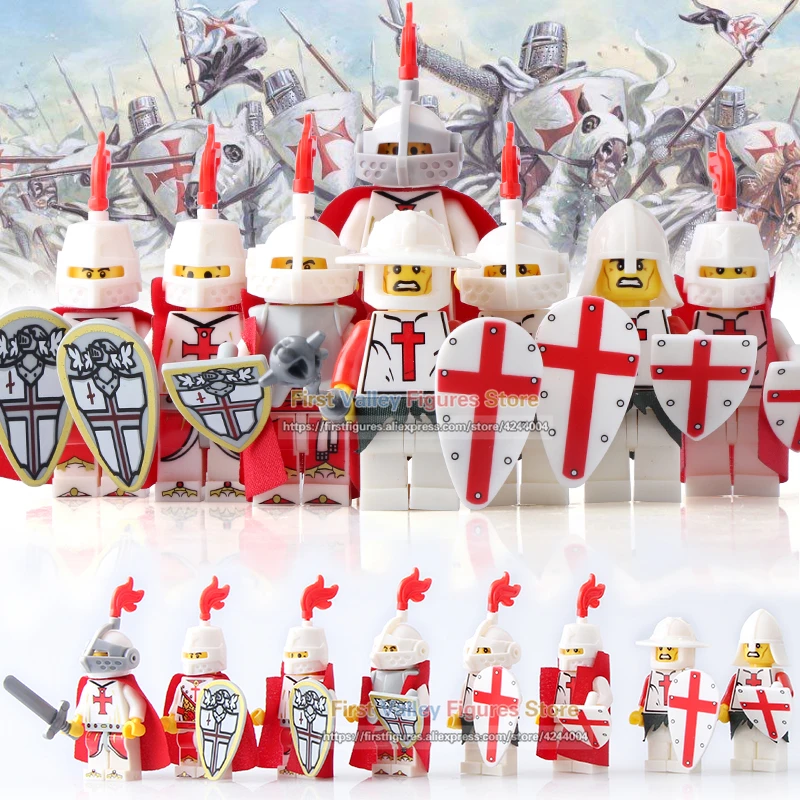 DR.TONG 9818 Single Sale Action Figure Medieval Knights Crusader Rome Commander Building Blocks Gift Toys for Children
DR.TONG 9818 Single Sale Action Figure Medieval Knights Crusader Rome Commander Building Blocks Gift Toys for Children
