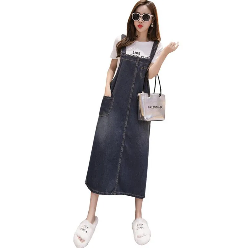 2019 Spring summer women denim sundress female casual plus siez 5XL long denim dress jeans Spaghetti Strap dresses y338
2019 Spring summer women denim sundress female casual plus siez 5XL long denim dress jeans Spaghetti Strap dresses y338
