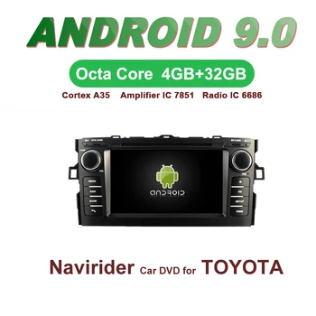 Navirider GPS Android 9.0 bluetooth stereo 4-Core 8-Core car DVD player for TOYOTA AURIS tape recorder autoradio accessories
Navirider GPS Android 9.0 bluetooth stereo 4-Core 8-Core car DVD player for TOYOTA AURIS tape recorder autoradio accessories