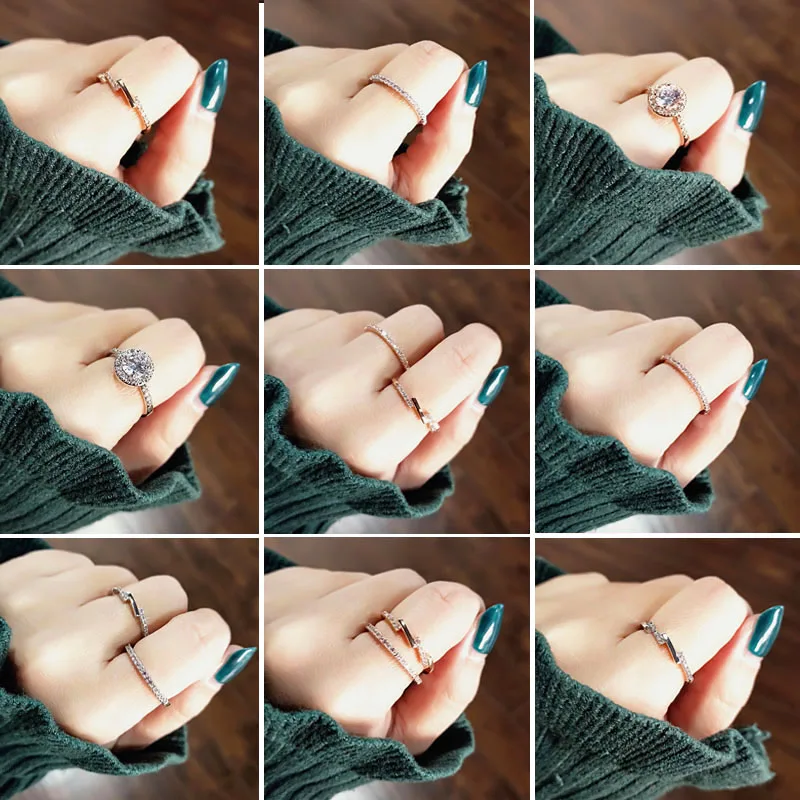 SINLEERY 2019 New Mix Style Tiny Crystal Slim Midi Rings Size 6 7 8 Women Girls Fashion Jewelry JZ089 SSH
SINLEERY 2019 New Mix Style Tiny Crystal Slim Midi Rings Size 6 7 8 Women Girls Fashion Jewelry JZ089 SSH