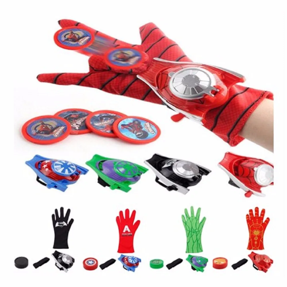 Hot Marvel Avengers Super Heroes Glove Laucher Props Spiderman Batman Hulk Iron man Cosplay Cool Gift Glove Launcher For Kid
Hot Marvel Avengers Super Heroes Glove Laucher Props Spiderman Batman Hulk Iron man Cosplay Cool Gift Glove Launcher For Kid