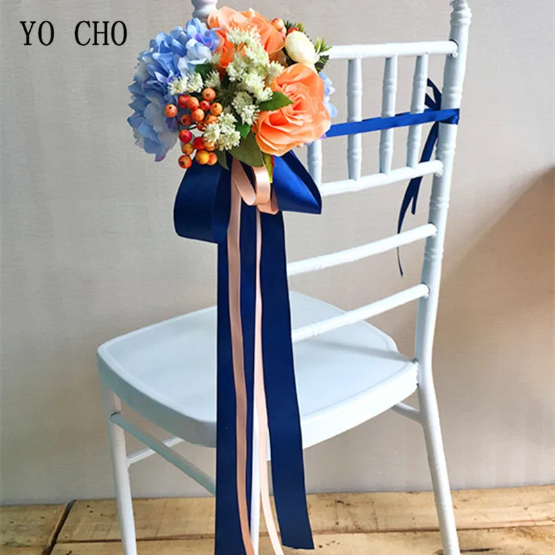 YO CHO Artificial Wedding Bridesmaid Bouquet Silk Rose Peony DIY Hanging Garden Home Chair Stair Pipes Church Decoration Flowers
YO CHO Artificial Wedding Bridesmaid Bouquet Silk Rose Peony DIY Hanging Garden Home Chair Stair Pipes Church Decoration Flowers