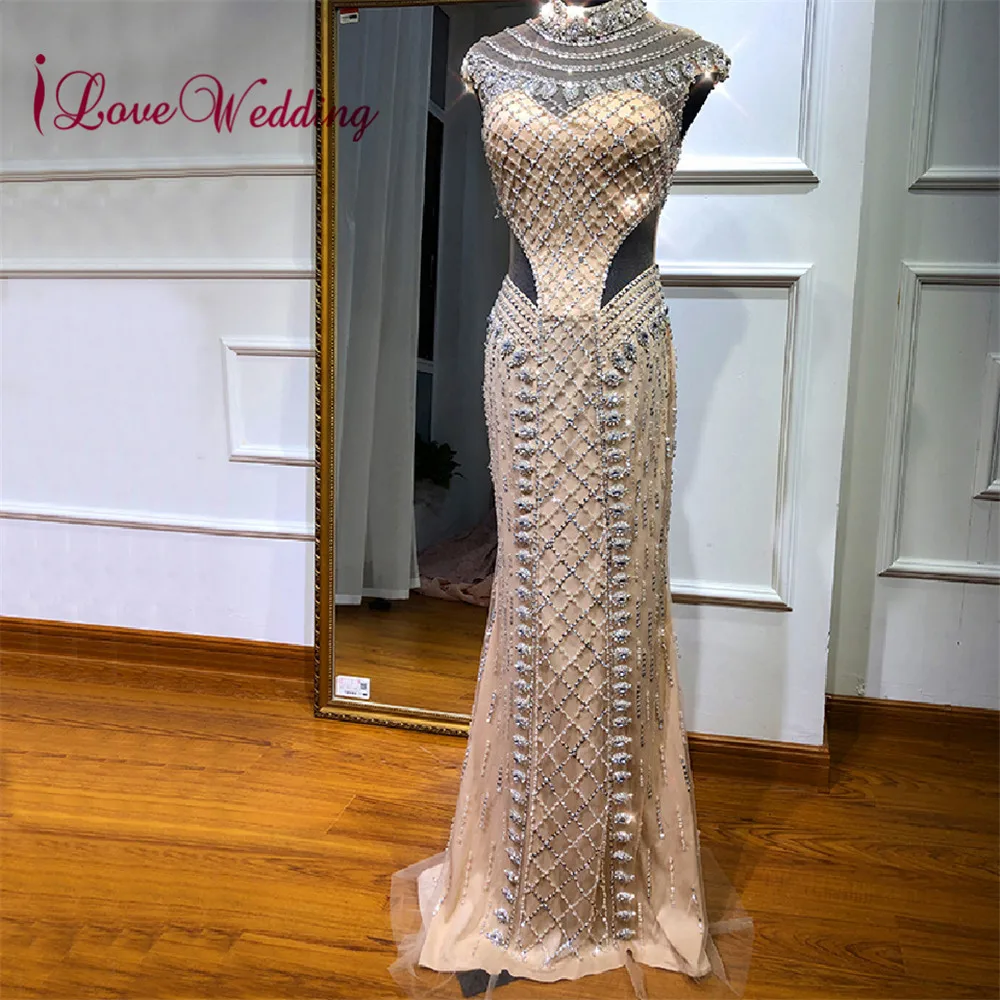 2018 Formal Evening Dress Robe de soiree Custom made Sheer Heavy Beadings Cap Sleeves Floor Length Luxury Evening Gowns Long
2018 Formal Evening Dress Robe de soiree Custom made Sheer Heavy Beadings Cap Sleeves Floor Length Luxury Evening Gowns Long