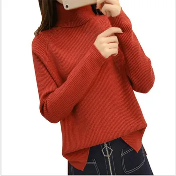 Thick Warm Women Turtleneck 2018 Autumn Winter Women Sweaters Pullovers Knit Long Sleeve Slim Sweater Female Jumper Top CQ2543
Thick Warm Women Turtleneck 2018 Autumn Winter Women Sweaters Pullovers Knit Long Sleeve Slim Sweater Female Jumper Top CQ2543