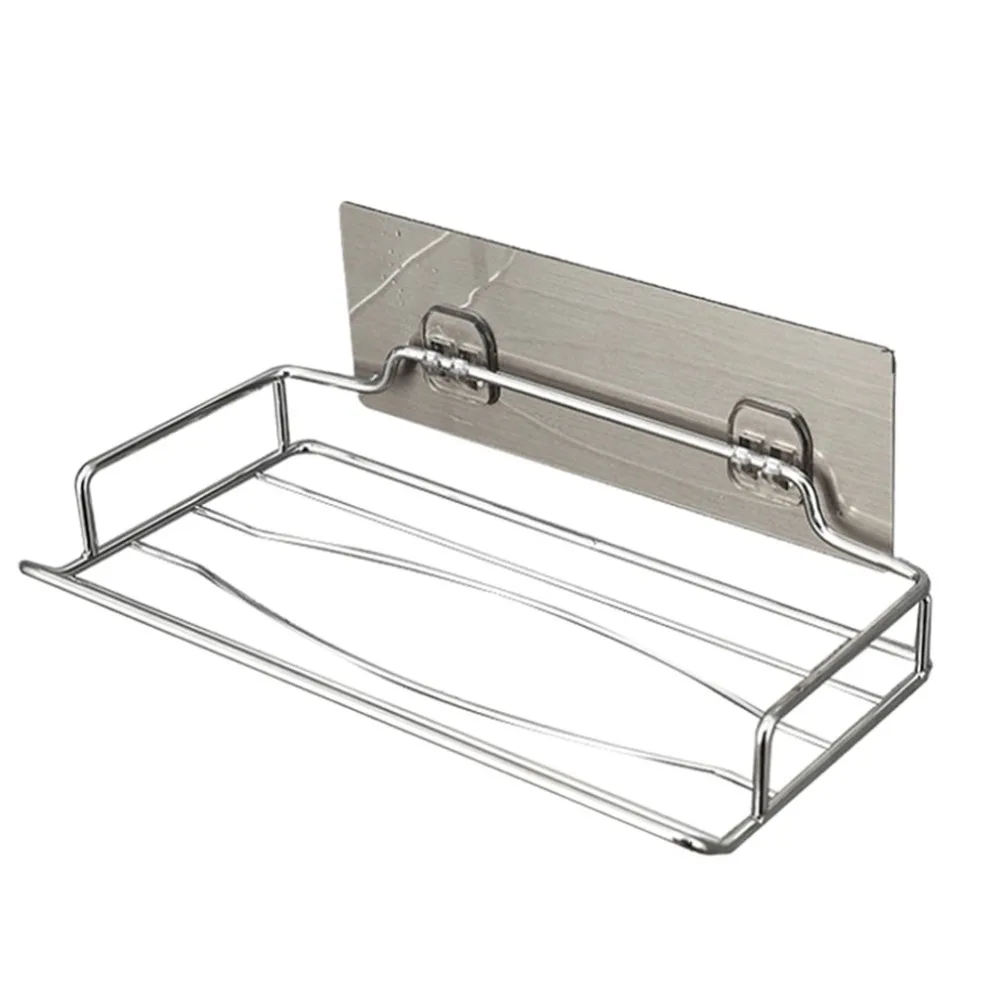 High Weight Capacity Rack Organizers Stainless Steel Space Saver Shower Caddy Adhesive Bathroom Storage Shelf Kitchen 10May 3 | Дом и сад