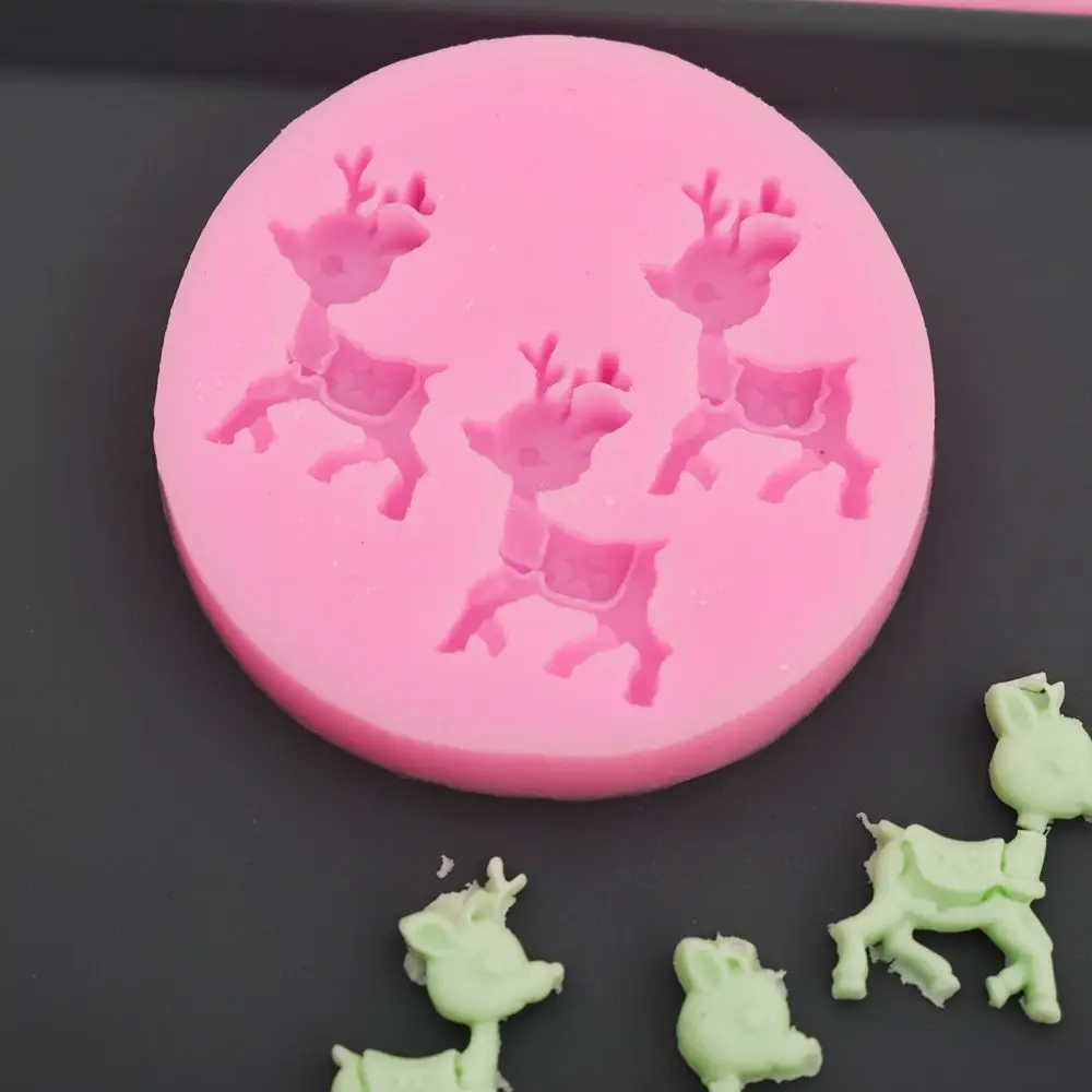 New christmas deer silicone molds for cake decorating fondant cake mold chocolate mould cake tools kitchen baking
New christmas deer silicone molds for cake decorating fondant cake mold chocolate mould cake tools kitchen baking
