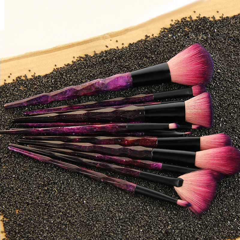 High Quality 10 Pcs Makeup Brush Diamond Star Foundation Eye Shadow Eyeliner Lip Cosmetic Soft Synthetic Hair Beauty Tool Set
High Quality 10 Pcs Makeup Brush Diamond Star Foundation Eye Shadow Eyeliner Lip Cosmetic Soft Synthetic Hair Beauty Tool Set