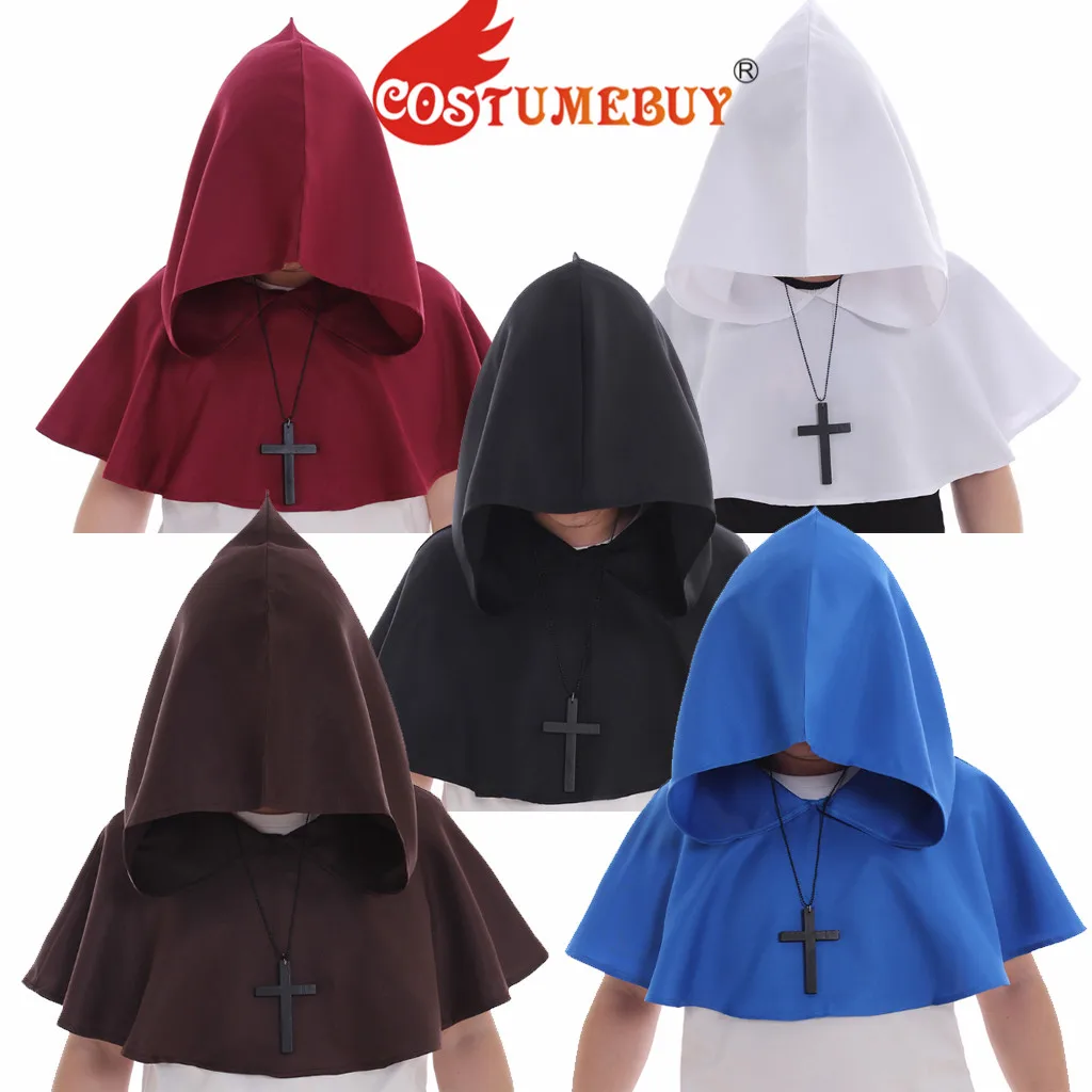 CostumeBuy Renaissance Victorian Knights Wizard Hood Hat Cloak Cape Medieval Monk Robes Cape With Cross Necklace L920
CostumeBuy Renaissance Victorian Knights Wizard Hood Hat Cloak Cape Medieval Monk Robes Cape With Cross Necklace L920