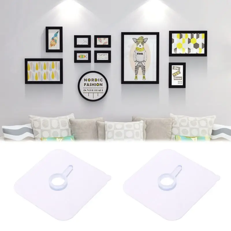 2pcs Seamless Strong Self Adhesive Hook Holder Wall Hanger Hanging kits For Photo Frame Painting Picture Poster Clock No Drill
2pcs Seamless Strong Self Adhesive Hook Holder Wall Hanger Hanging kits For Photo Frame Painting Picture Poster Clock No Drill