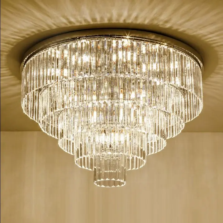 Postmodern light luxury crystal LED ceiling lamp round living room lamp simple restaurant atmosphere home bedroom lamps
Postmodern light luxury crystal LED ceiling lamp round living room lamp simple restaurant atmosphere home bedroom lamps