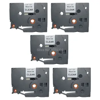 5 Pack Compatible TZe-231 Label Tape Cartridge for Brother P-Touch PT-D210 PT-1230C PT-D200 Label Maker, Black on White
5 Pack Compatible TZe-231 Label Tape Cartridge for Brother P-Touch PT-D210 PT-1230C PT-D200 Label Maker, Black on White