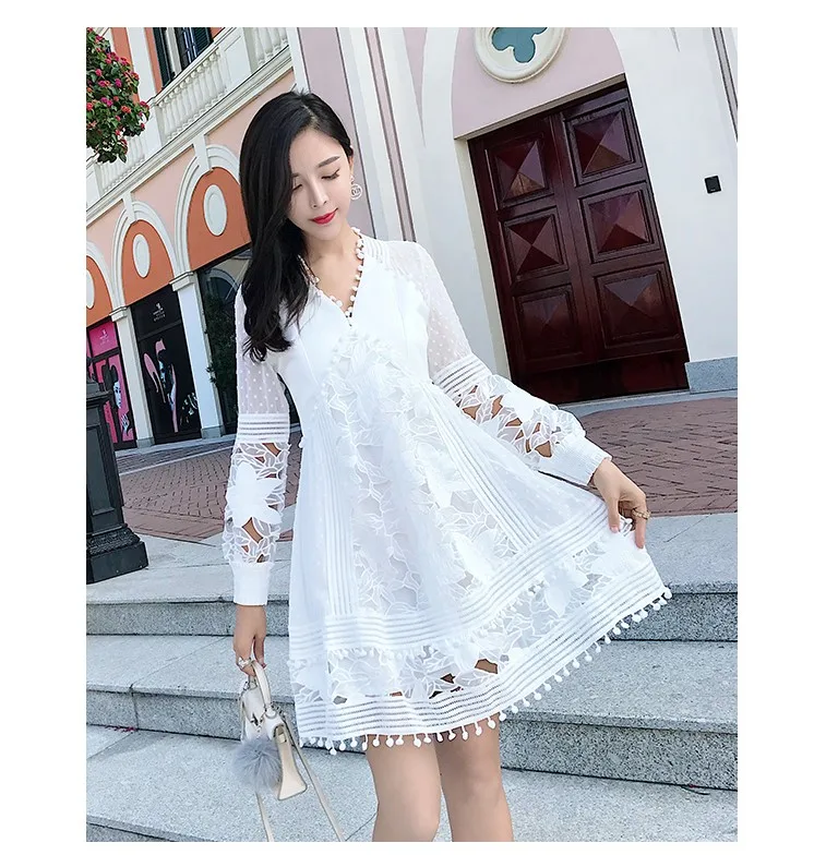spring Dress Fashion Women Elegant Sweet Hallow Out Lace Dress Sexy Party Princess Slim Spring Dresses Vestidos
spring Dress Fashion Women Elegant Sweet Hallow Out Lace Dress Sexy Party Princess Slim Spring Dresses Vestidos