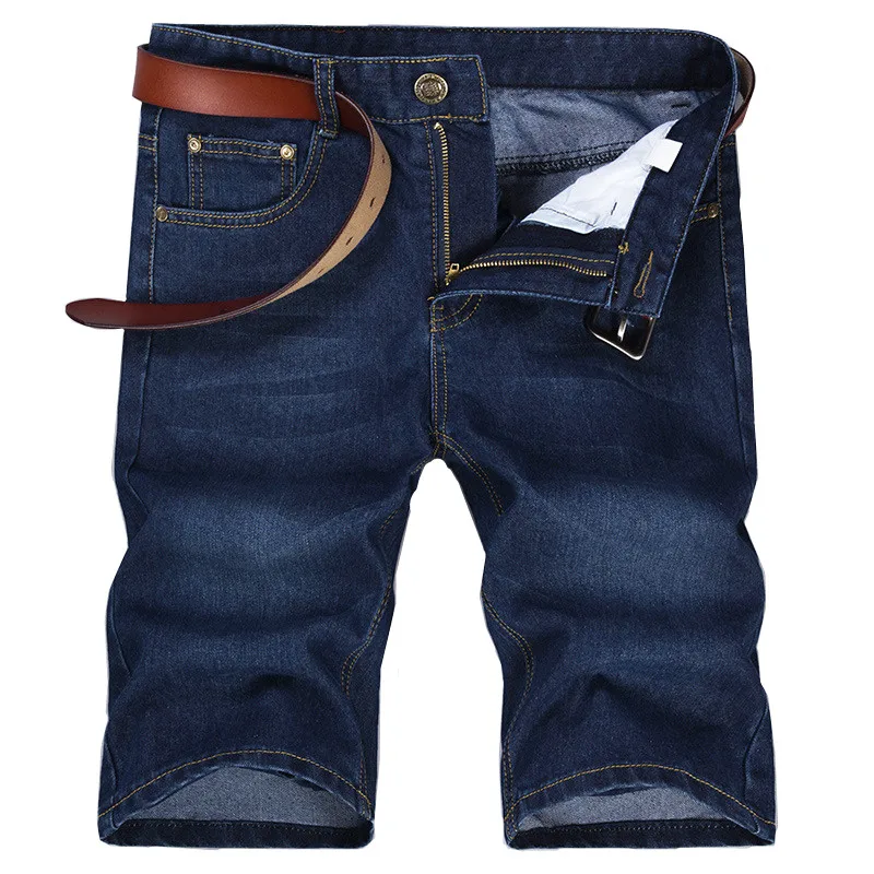 Denim shorts 2019 summer new dark blue five-point straight fit denim shorts men's high quality wash shorts Asian size 28-38
Denim shorts 2019 summer new dark blue five-point straight fit denim shorts men's high quality wash shorts Asian size 28-38