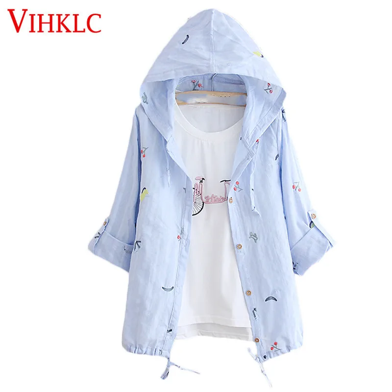 Spring Autumn Thin Trench Coat Women Long Sleeve Small Fresh Student Windbreaker Loose Hooded Air Conditioning Sunscreen X132
Spring Autumn Thin Trench Coat Women Long Sleeve Small Fresh Student Windbreaker Loose Hooded Air Conditioning Sunscreen X132