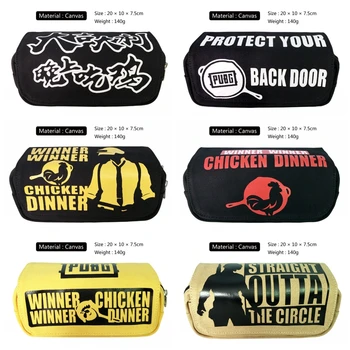 PUBG Playerunknowns Battlegrounds Canvas Pencil Case Zipper pen bag Cosplay Makeup Bag Cosmetic bag Stationery Bag Stationery
PUBG Playerunknowns Battlegrounds Canvas Pencil Case Zipper pen bag Cosplay Makeup Bag Cosmetic bag Stationery Bag Stationery