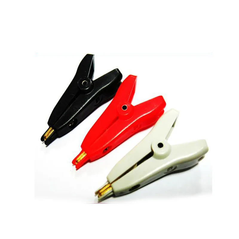 12pcs/lot 5A Alligator Clip 4 Wire Type LCR Kelvin Test Clip Red/Black/Grey Color Opening 25mm
12pcs/lot 5A Alligator Clip 4 Wire Type LCR Kelvin Test Clip Red/Black/Grey Color Opening 25mm