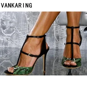 Retro style serpentine patchwork gladiator sandals women buckle sexy open toe high heel platform fashion lady party shoes woman
Retro style serpentine patchwork gladiator sandals women buckle sexy open toe high heel platform fashion lady party shoes woman
