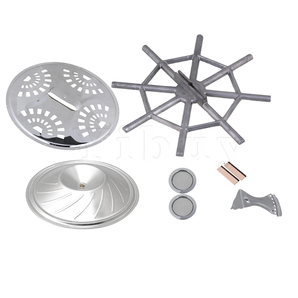 Yibuy 8pcs Resonator Cones Soundhole Screens Tailpiece Bridge Saddle for Dobro Guitar
Yibuy 8pcs Resonator Cones Soundhole Screens Tailpiece Bridge Saddle for Dobro Guitar