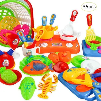 New 35-piece Children's Family Game Toys Kitchen Toys Simulation Cooking Kitchen Cutlery Set Educational Toys Toys For Children
New 35-piece Children's Family Game Toys Kitchen Toys Simulation Cooking Kitchen Cutlery Set Educational Toys Toys For Children