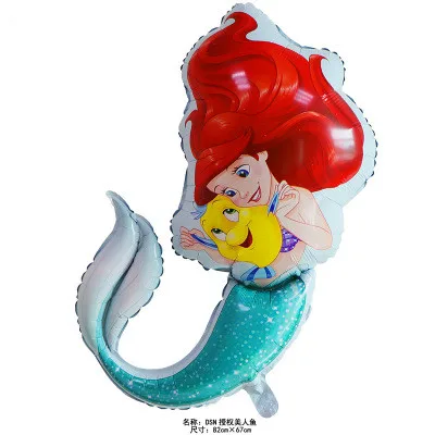 Lucky 10pcs/lot 82*67cm Cartoon Little Mermaid Balloon Foil Helium Balloons Birthday Wedding Party Supplies Decoration Globos
Lucky 10pcs/lot 82*67cm Cartoon Little Mermaid Balloon Foil Helium Balloons Birthday Wedding Party Supplies Decoration Globos